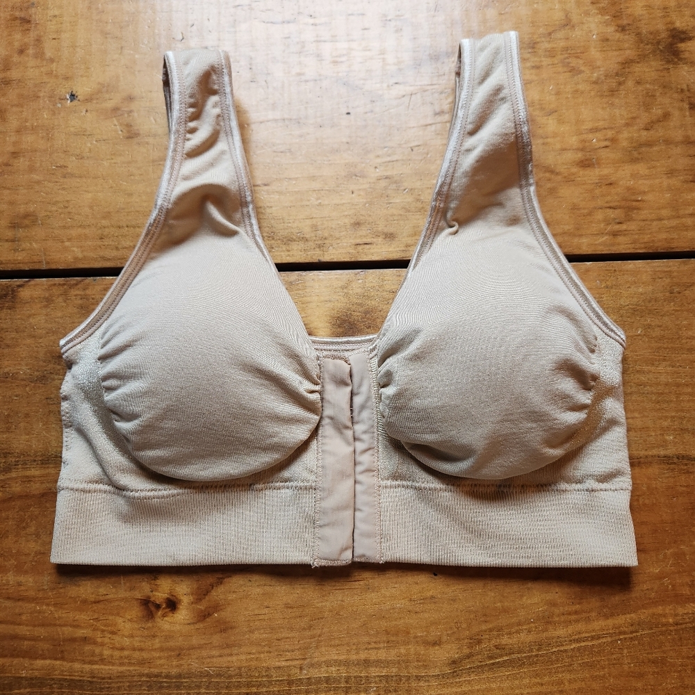 Miracle Bamboo Tan Comfort Women's Bra Size L